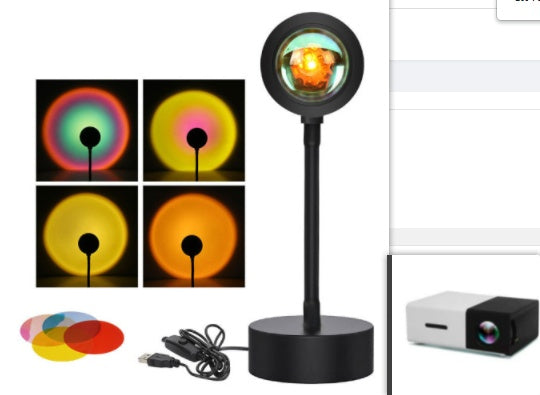 Aura Sunset Projection Lamp